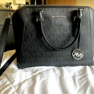 Michael Kors Ciara Black Large Medium Sized Bag